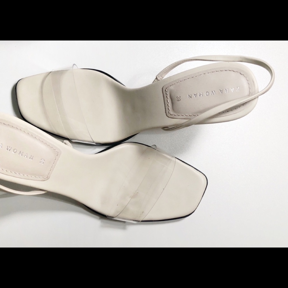 Zara Women PVC Heel Size 39